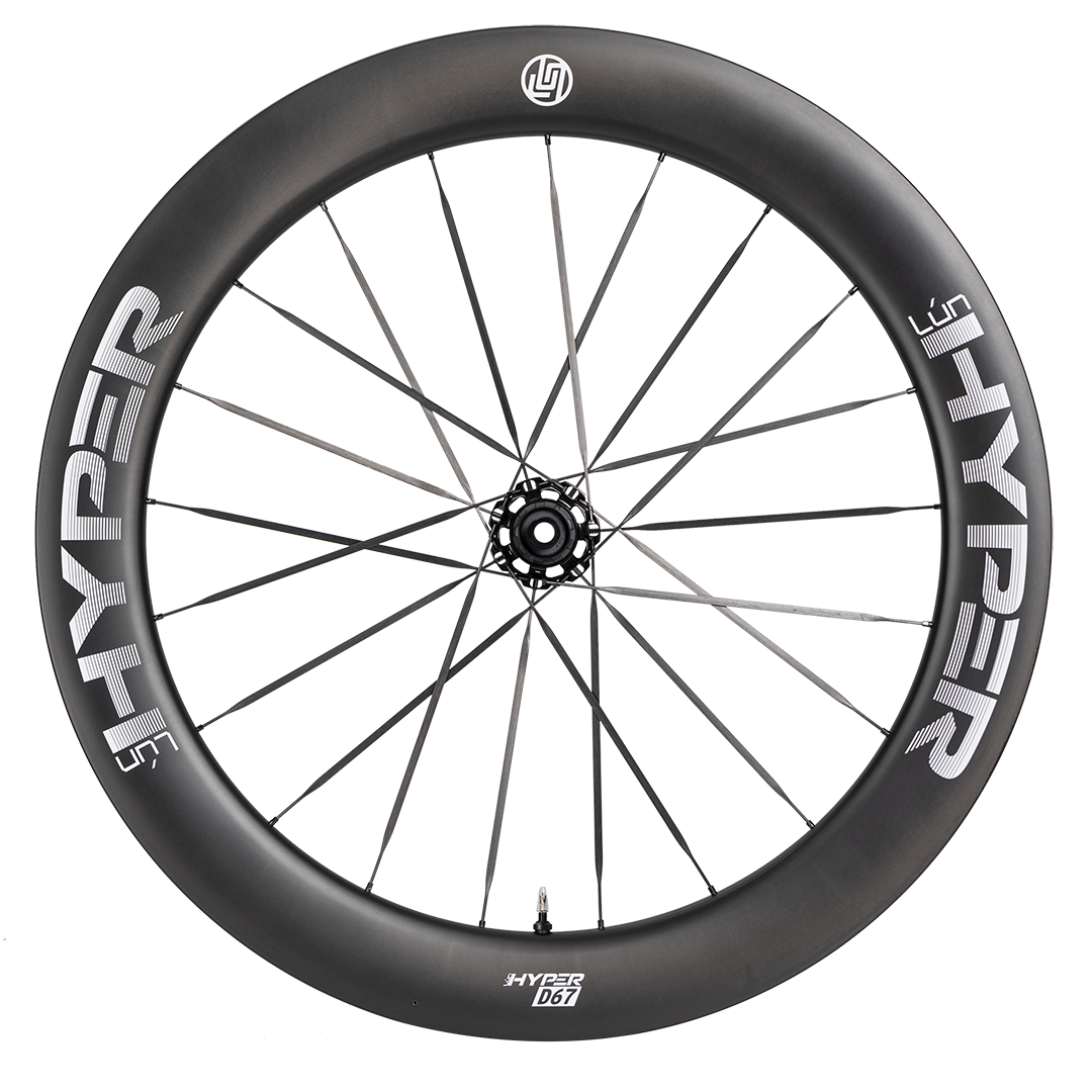 Winspace - HYPER 3 - Carbon Race Wheelset Rental - Disc Brake - 67mm rim depth